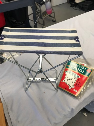 Vintage Kmart Folding Metal Camping Stool