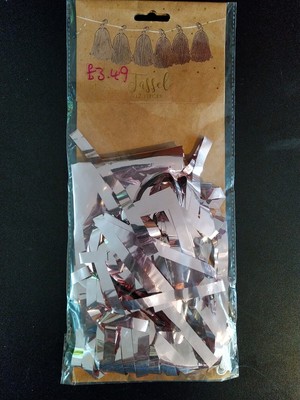 2m Make Your Own Rose Gold Tassel Garland Party Banner