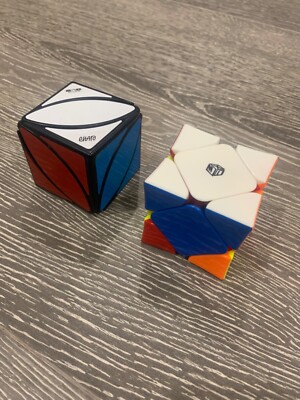 Twisty Puzzles - Skewb & petal cube bundle - rubiks cube toy -  mo fang ge