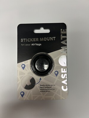 Case-Mate Sticker Mount Case for AirTags - Black