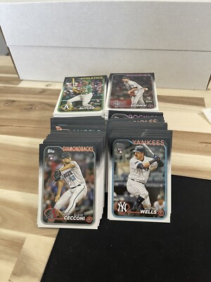Bulk Rookie Lot - 2024 Topps Series 2 Rookies - 425+ Cards Full Case of Rookies!