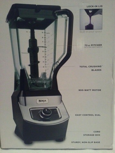 NINJA Professional Blender 900watts BL500 TOTAL CRUSHING TECHNOLOGY NIB