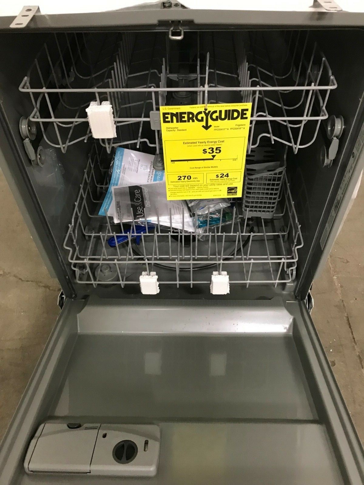 Frigidaire FFCD2413US Full Console Dishwasher - Stainless Steel w/ 3 Spray Arms