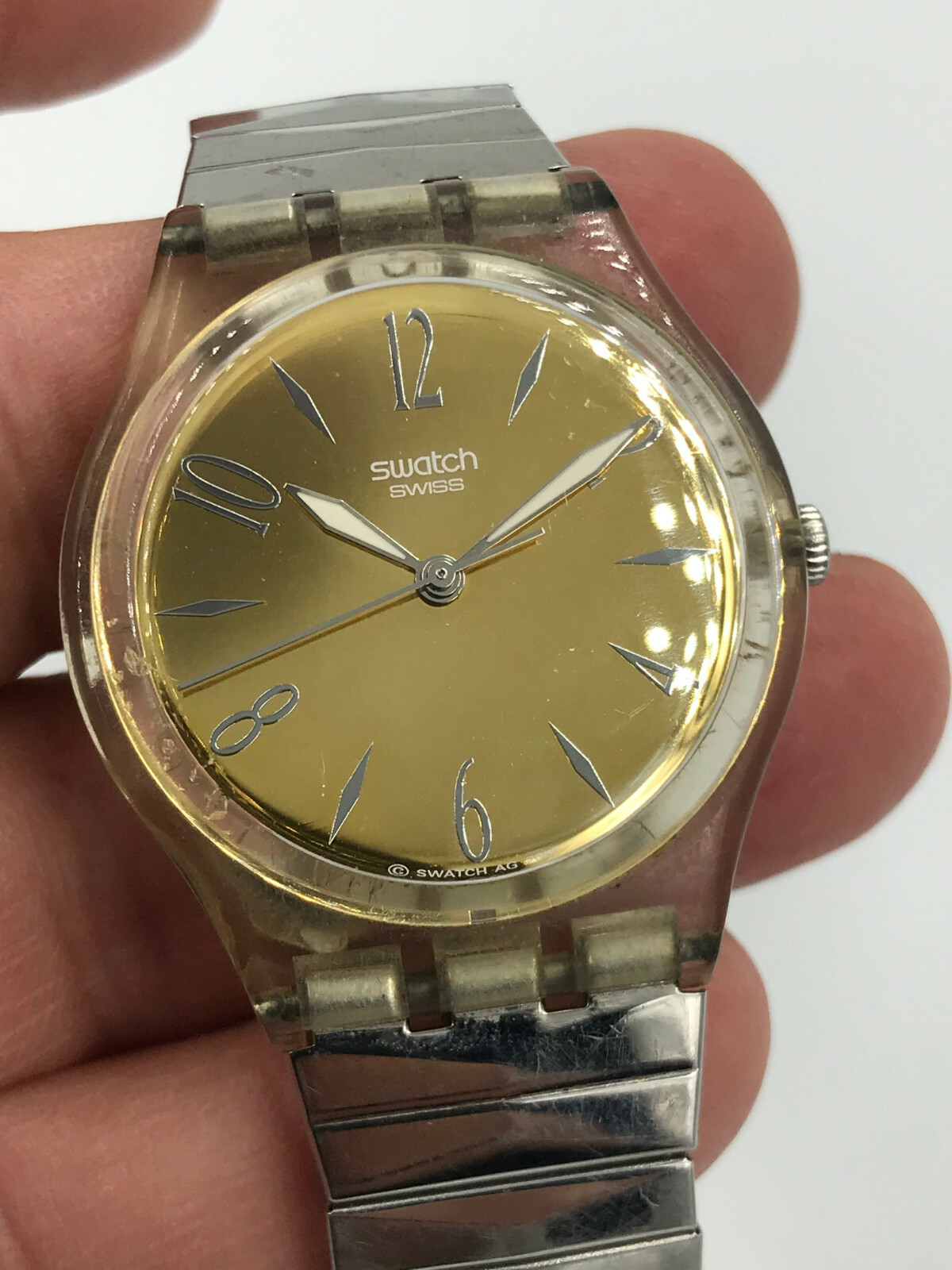 素敵でユニークな TO Watch Swatch GO Working 2008 34mm Band Stretch GE206 EASY 時計
