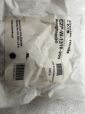 Eaton Crouse Hinds CZP-W-1316-200 series Roughneck  CZ skirt Male 16 shell
