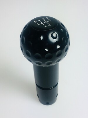 GOLFBALL  SHIFTER SHIFT KNOB - BLACK MANUAL for VW MK4 MK5 MK6 GOLF JETTA GTi 