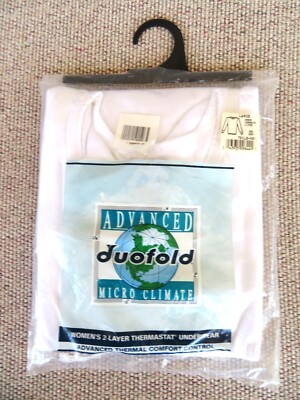 Duofold Adv Microclimate Women's Size L  2-Layer Thermostat Top NWT FREE SHIP