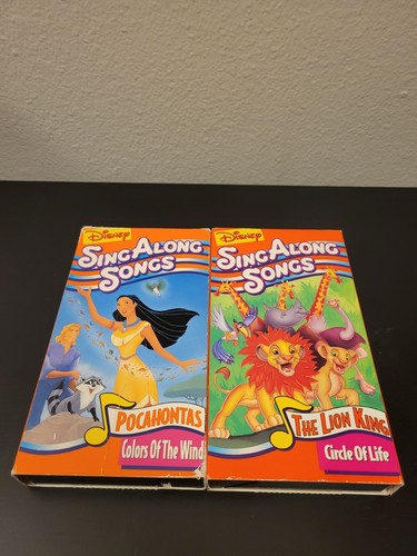 DWE シングアロング　Sing Along! Spoken Ver. 1-4 6720円 Vntage Disney SING-ALONG Songs VHS Lot Of 7 Zip-A-Dee