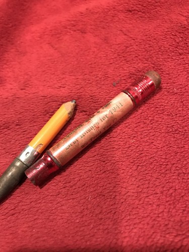 Vintage Bullet Pencil, Frank Beyer, Beer & Pool in Elgin, MN.  1941 Best Wishes!