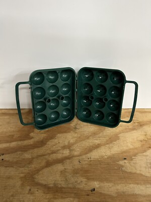 Camping Egg Holder -Compact Carrier Storage Container Travel Case -Holds 12 Eggs