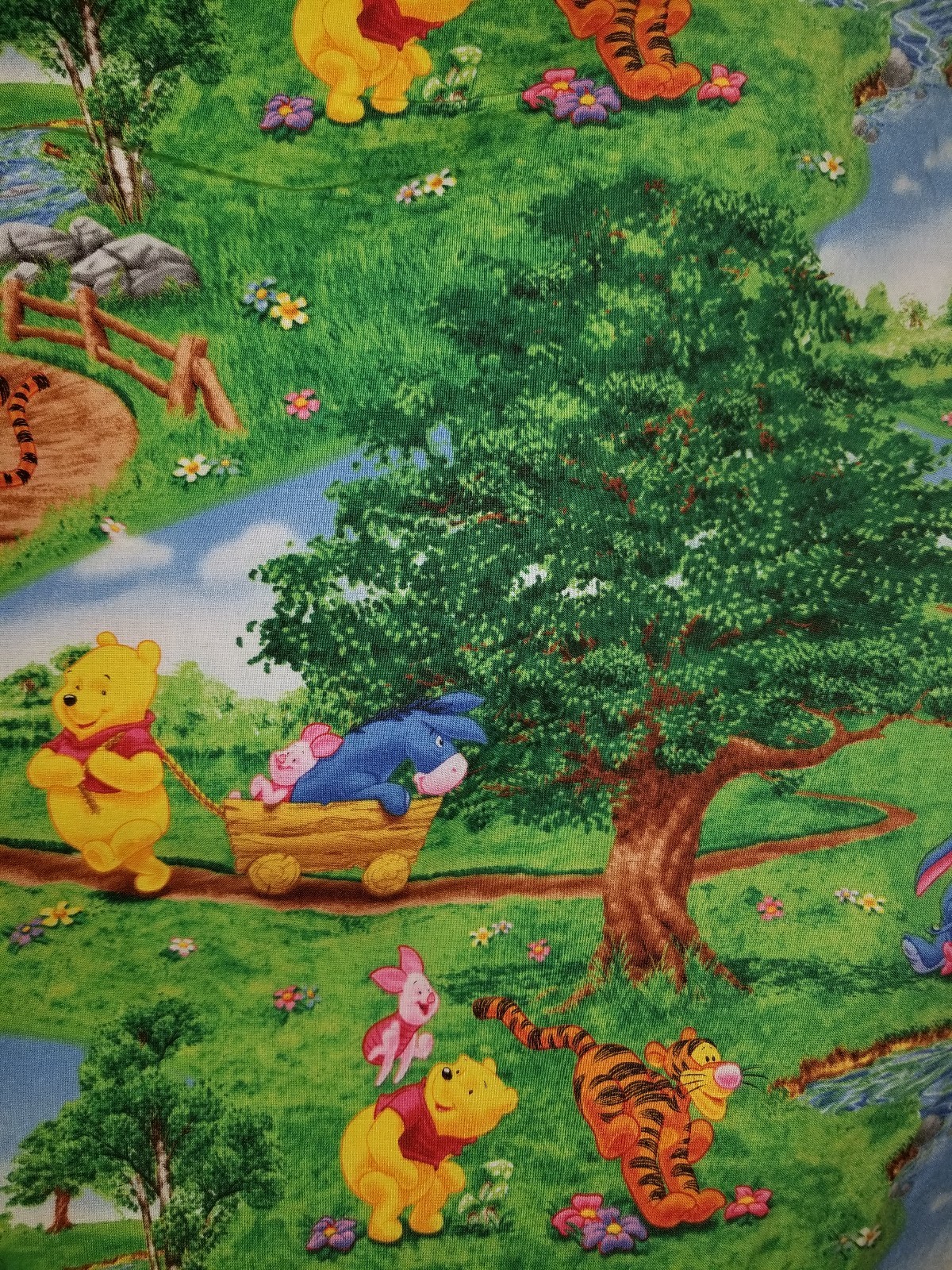 Winnie the Pooh & Friends Bear Piglet Eeyore Tigger Handmade Curtains 64