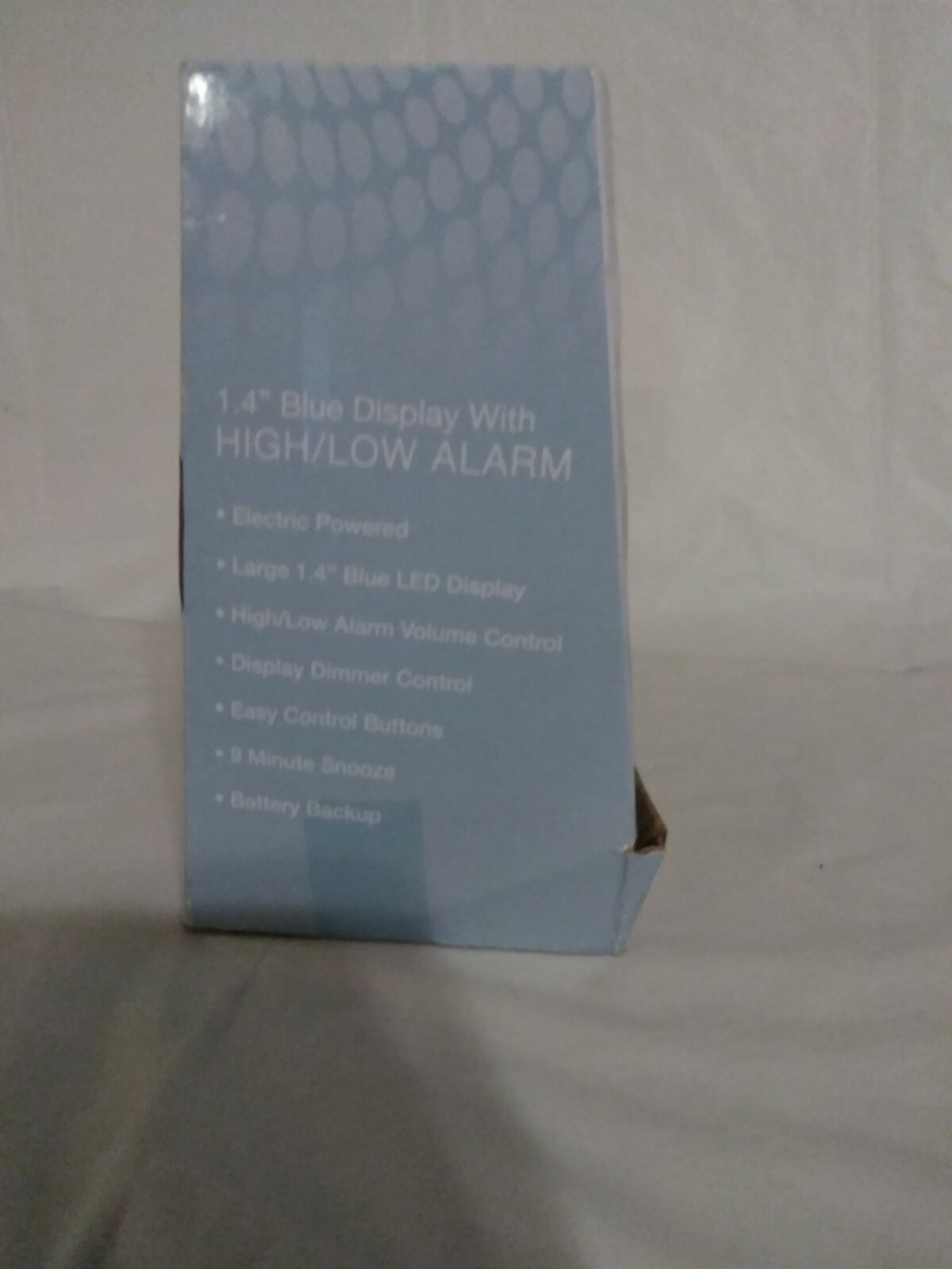 Sharp Model SPC-073 Digital Alarm Clock, Large 1.4