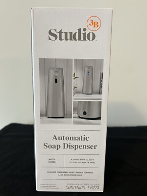 Studio 3B Finch Touchless Automatic Sensor Soap Dispenser - Matte Nickel
