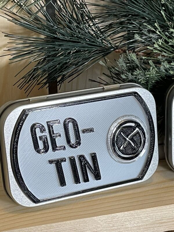 Geocache swag geo-tin stocking stuffer / gift  by tamis2go