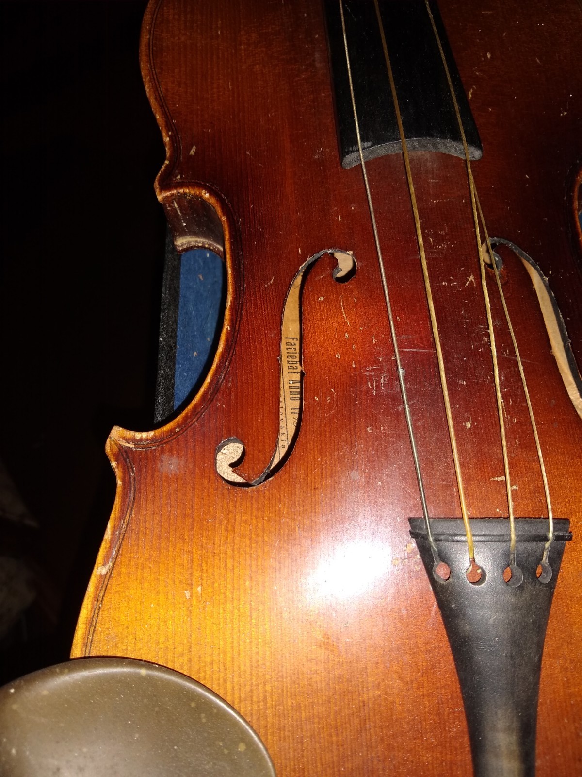 Violin stradivarius made in czechoslovakia