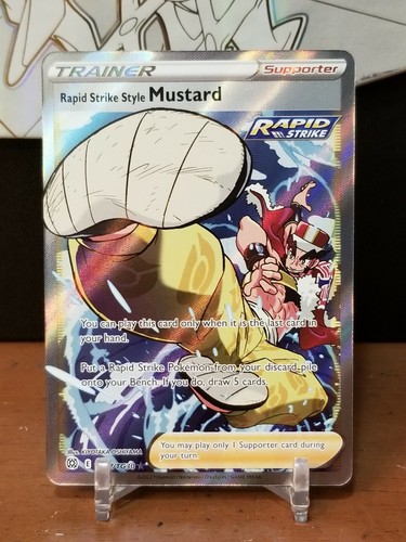 Rapid Strike Style Mustard (Full Art) TG27/TG30 Pokemon