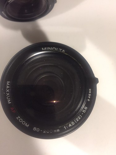 Minolta Maxxum 8000I Black 35mm Camera Body