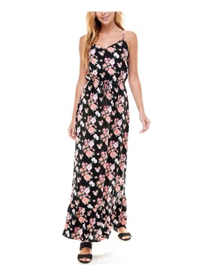 Женское платье-футляр KINGSTON GREY с черным галстуком на бретельках-спагетти S