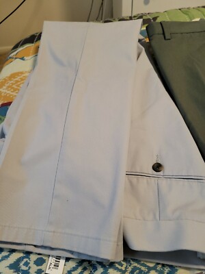 MENS AMAZON ESSENTIALS CASUAL SLACKS 35 X  32 NWT
