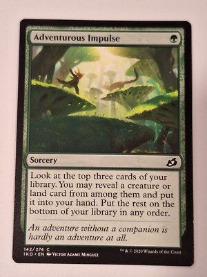 Adventurous Impulse - Ikoria Lair of Behemoths - Magic the Gathering MTG Nice!