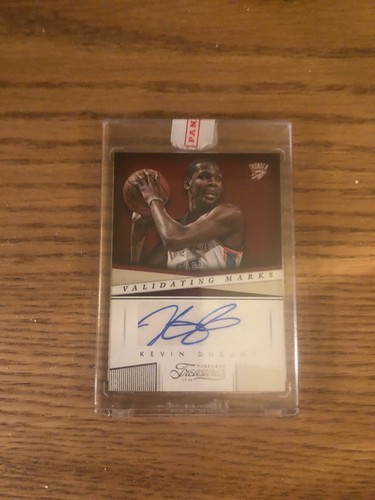 2013-14 Panini Timeless Treasures KEVIN DURANT 35/49 Validating Marks Auto!