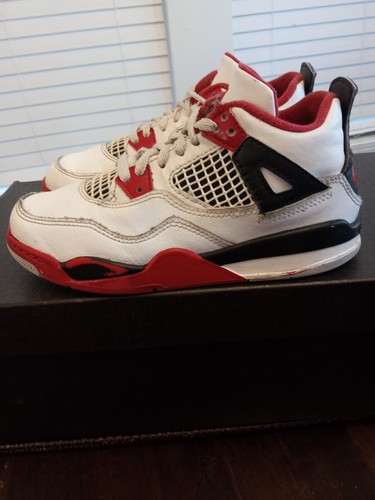 Nike Air Jordan 4 Retro OG PS Fire Red 2020 BQ7669-160 Size 13C | eBay