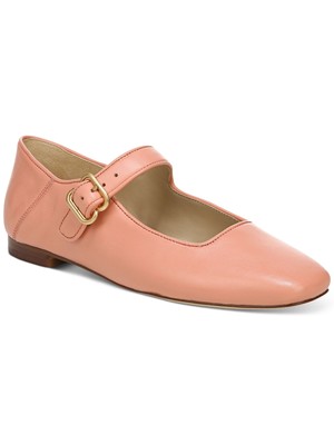 

SAM EDELMAN Женские розовые кожаные туфли на плоской подошве Mary Jane с ремешком Michaela, 8,5 м, Розовый, H8665L3