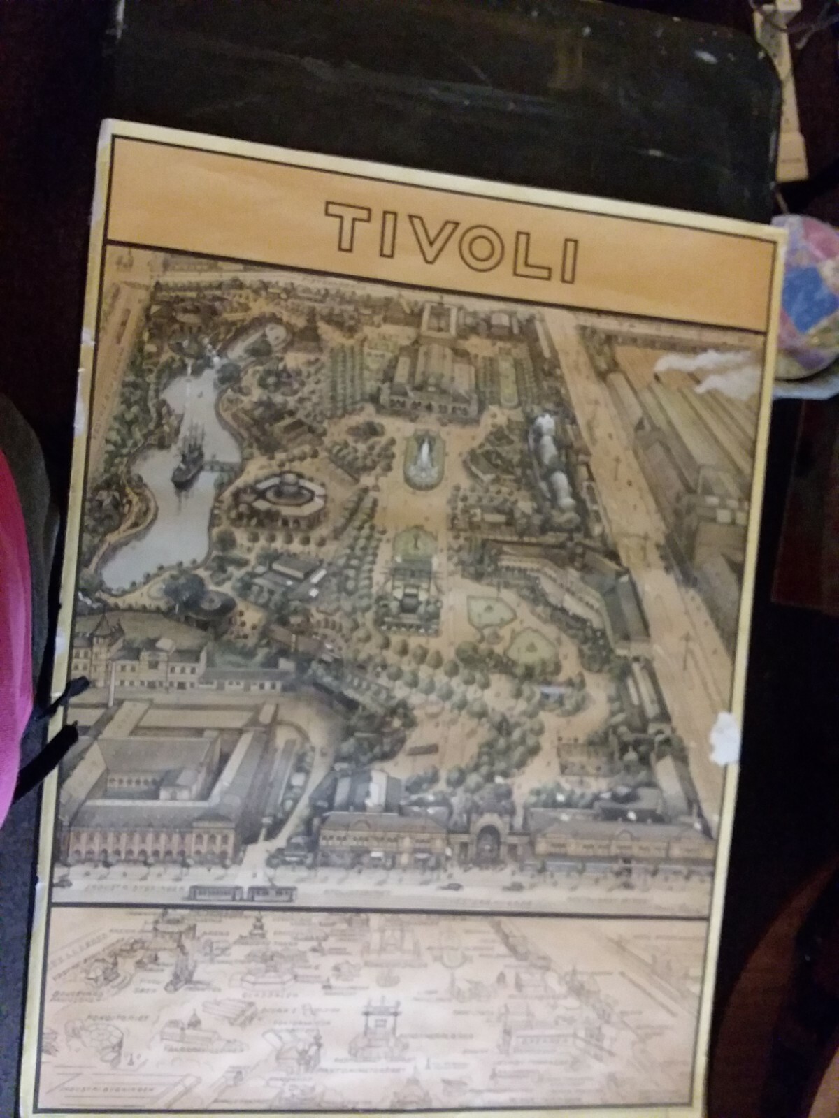 Vintage 1937 Tivoli poster by Franz Sedivy