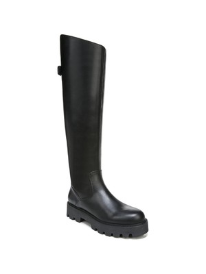 FRANCO SARTO Женские черные кожаные сапоги Balinboot на 1 платформе, размер обуви 10 М