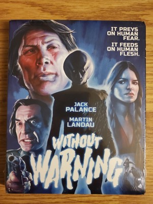 Without Warning (Blu-ray, 1980) With Slipcover Jack Palance 80s Horror Sci-Fi