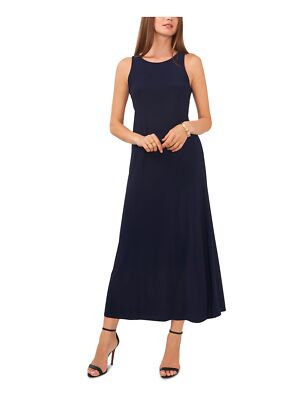 

VINCE CAMUTO Женское темно-синее платье макси без рукавов сзади + расклешенное платье, Navy