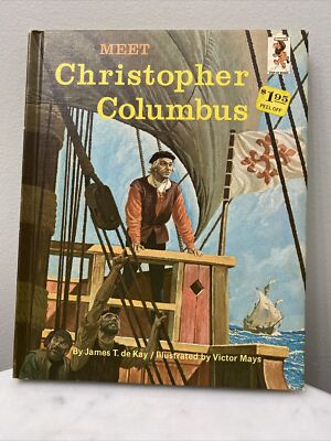 Meet Christopher Columbus - Step Up Book Random House 1968 de Kay VG-EX Vintage 