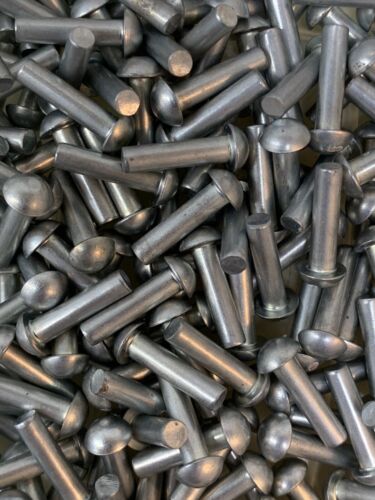 5,000) 1/8” x 1/2” Rivet Round Solid Steel Rivet Blacksmith