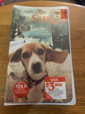 Shiloh (VHS, 1997, Warner Family Entertainment; Clam Shell) Small Rip See Pics