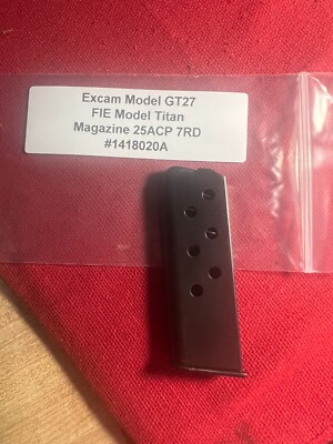 Excam Model GT27 & FIE Titan Magazine 25ACP 7RD