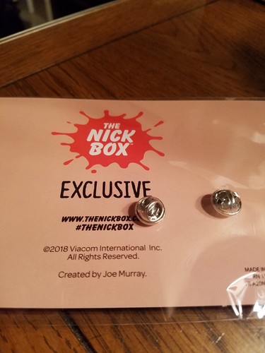 NICK BOX EXCLUSIVE-Flu-in-u-enza Enamel Pin Set Rocko's Modern Life Winter  NIP