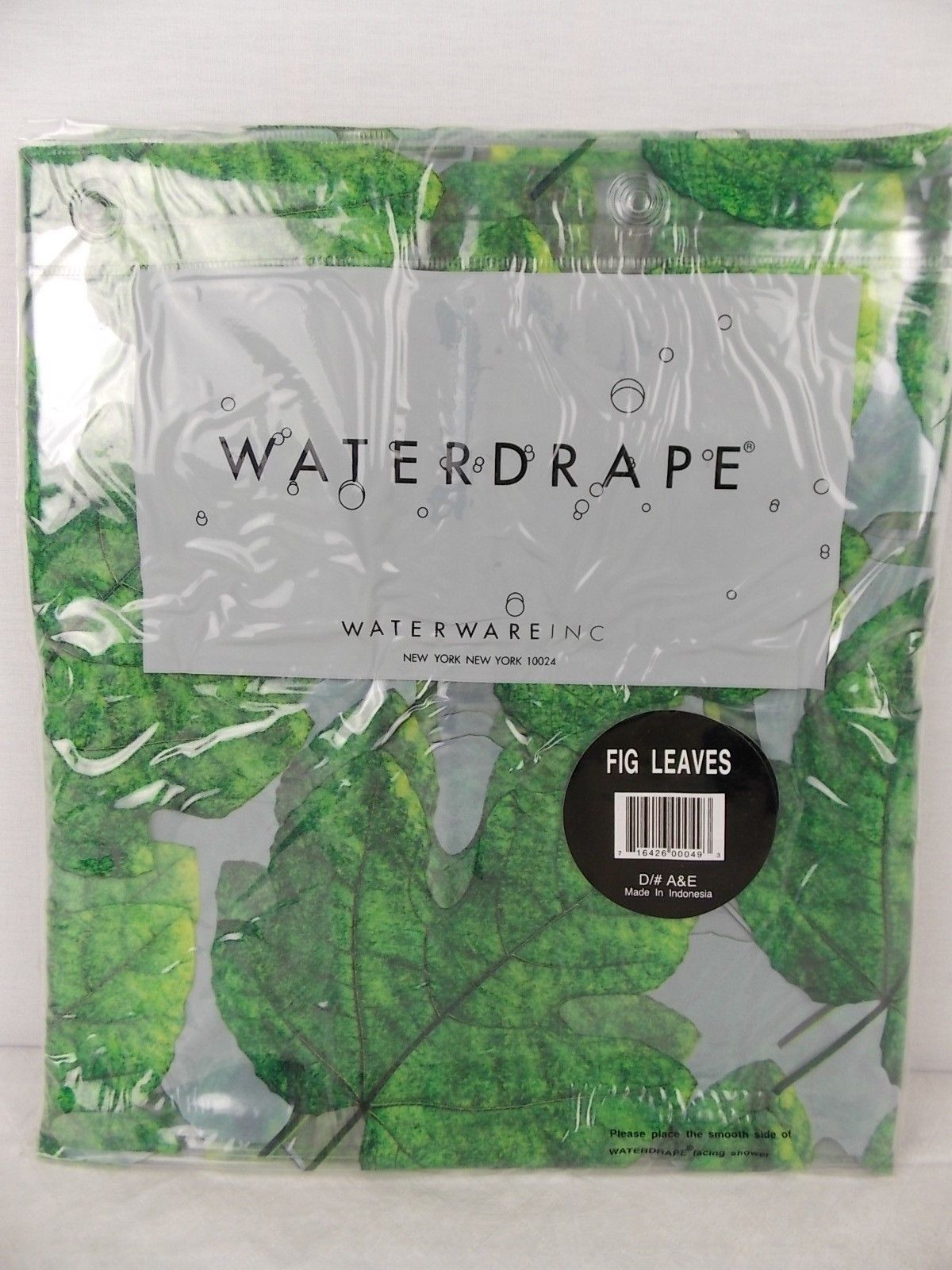 Виниловые шторы для душа с принтом природы