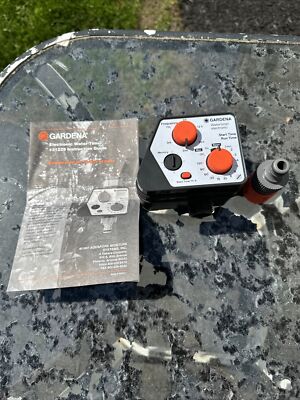Gardena Water Timer Electronic with memory & Instructions Never Used !
