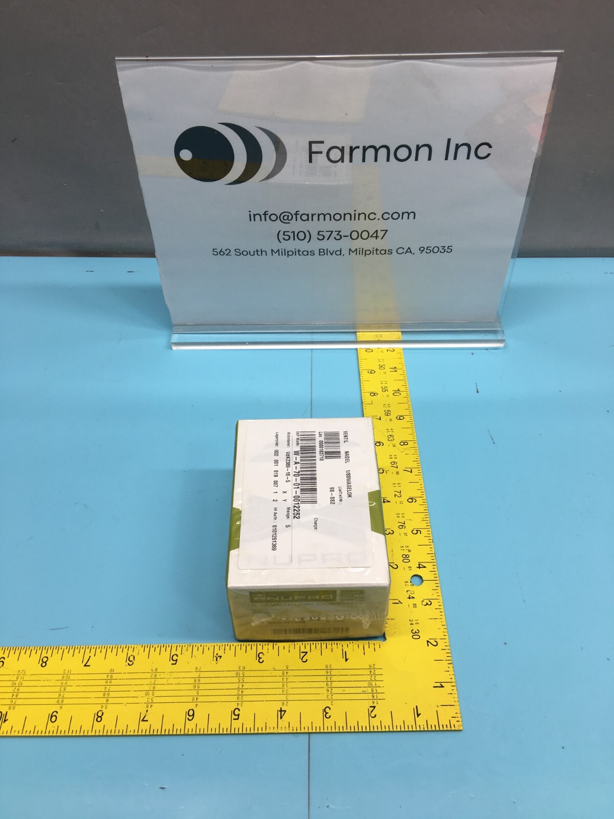 5 Nupro SS-SS2 Metering Valve, 134091