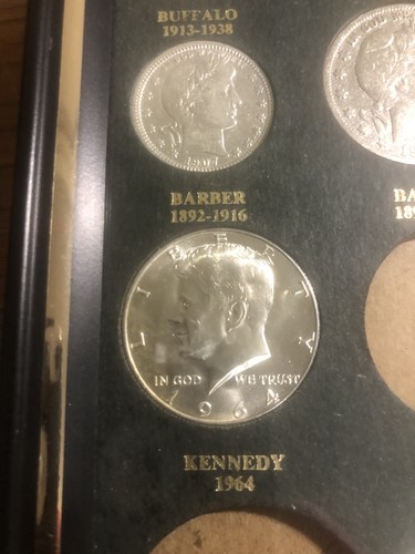 1964-D Kennedy Silver Half Dollar NICE GEM BU FREE SHIPPING