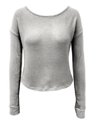 ALFANI INTIMATES - Серая ультрамягкая трикотажная рубашка для сна, пижамный топ XXL