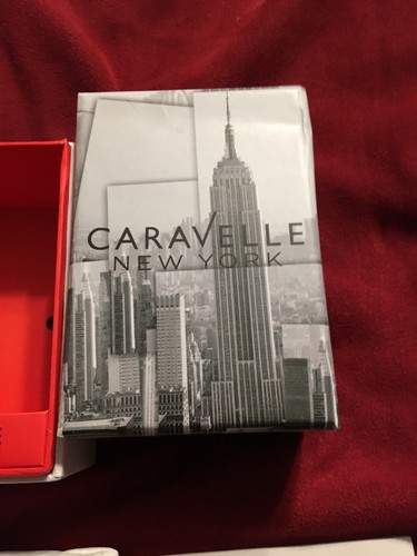 CARAVELLE NEW YORK WATCH GIFT BOX ONLY & WARRANTY CARD