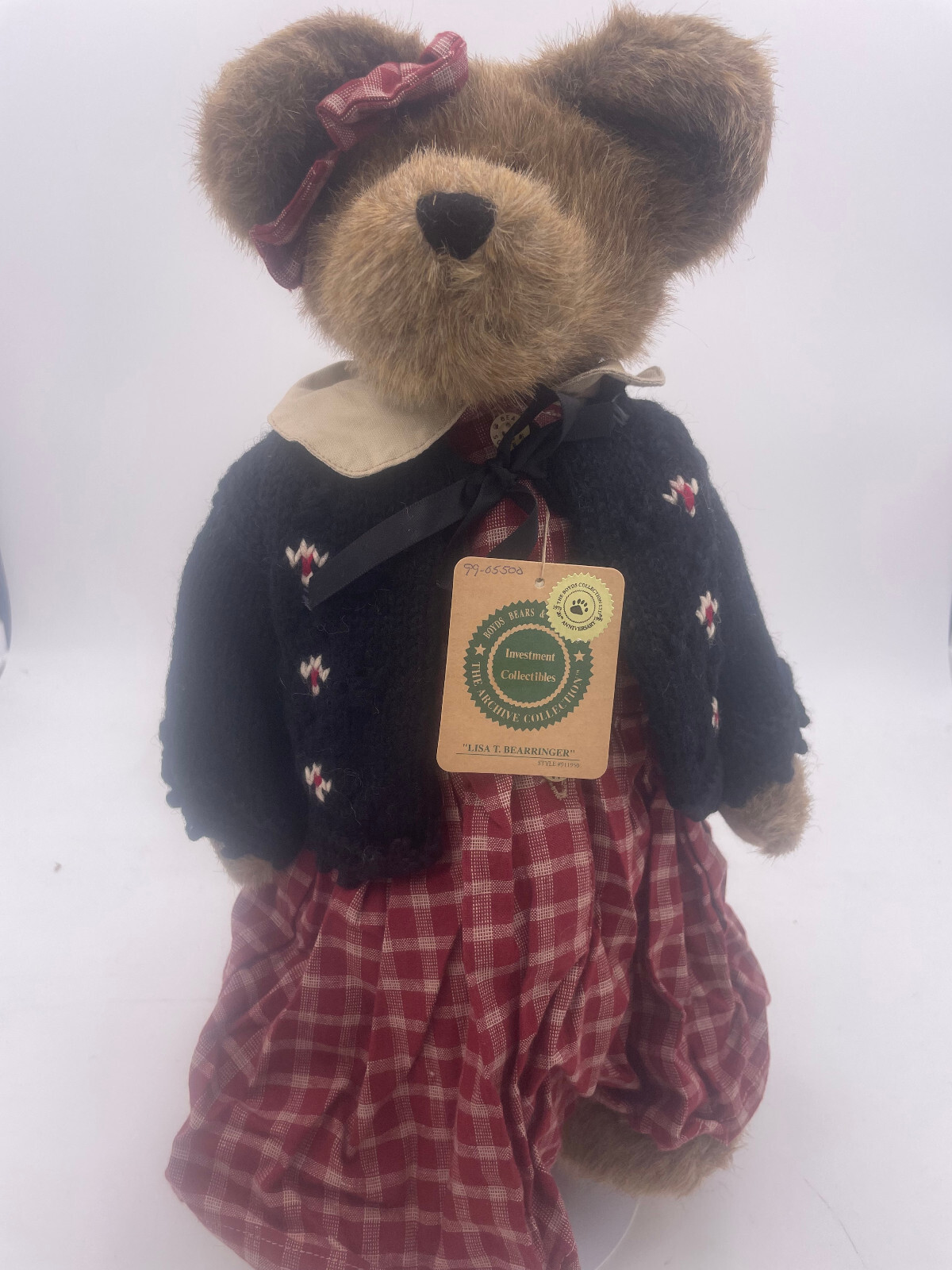 Teddy♡Bear　1011 Boyds Bear Plush - Lisa T Bearringer 11