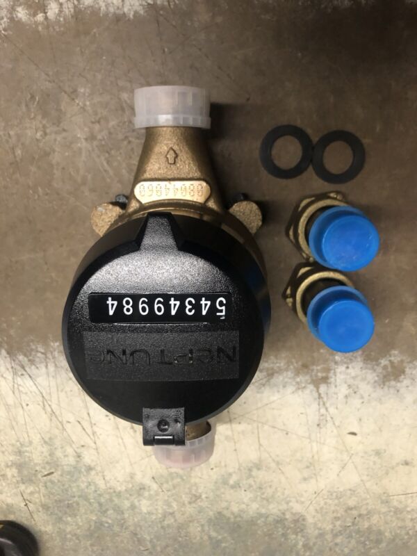 Neptune 5/8x3/4 NEW T-10  Direct Read Cubic Feet Water Meter NSF61