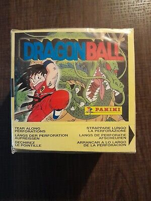 1986 panini dragonball sticker box 50 packs factory sealed