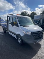 Mercedes-Benz Sprinter 314cdi 140ps Crew cab Tipper. 2019/19 Registration 
