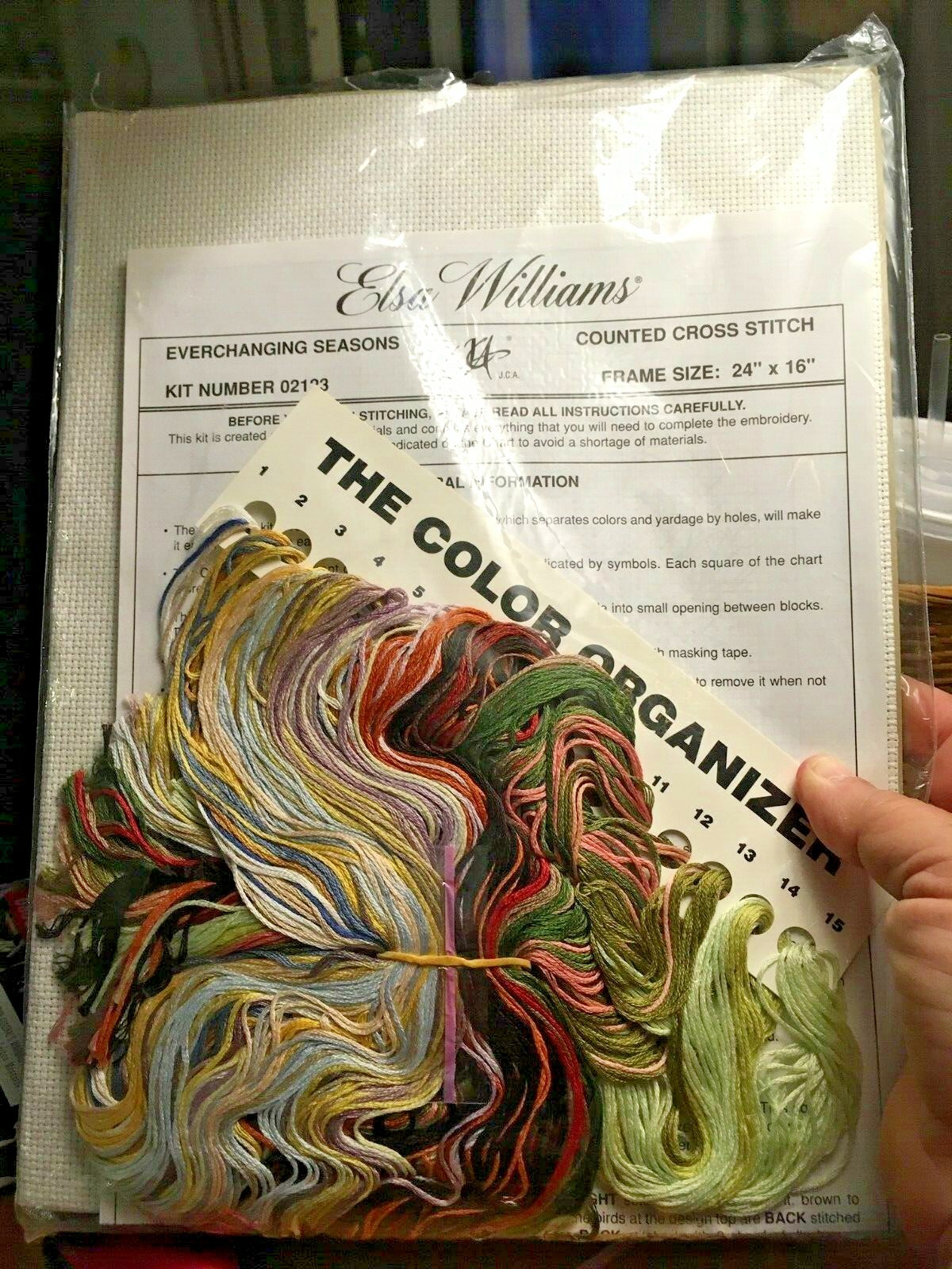 Elsa Williams EVERCHANGING SEASONS Counted Cross Stitch KIT 02123  20