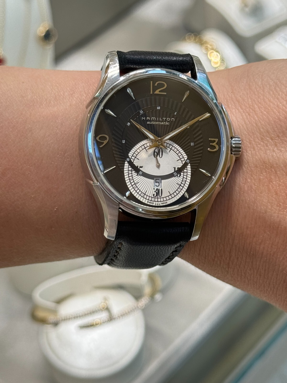 Hamilton H325550 時計 seiko orient citizen Hamilton Jazzmaster Subsecond Watch H325550 Automatic Mens