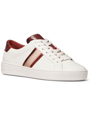 MICHAEL MICHAEL KORS Женские кроссовки Red Snake Irving Platform Athletic Sneakers 7 M