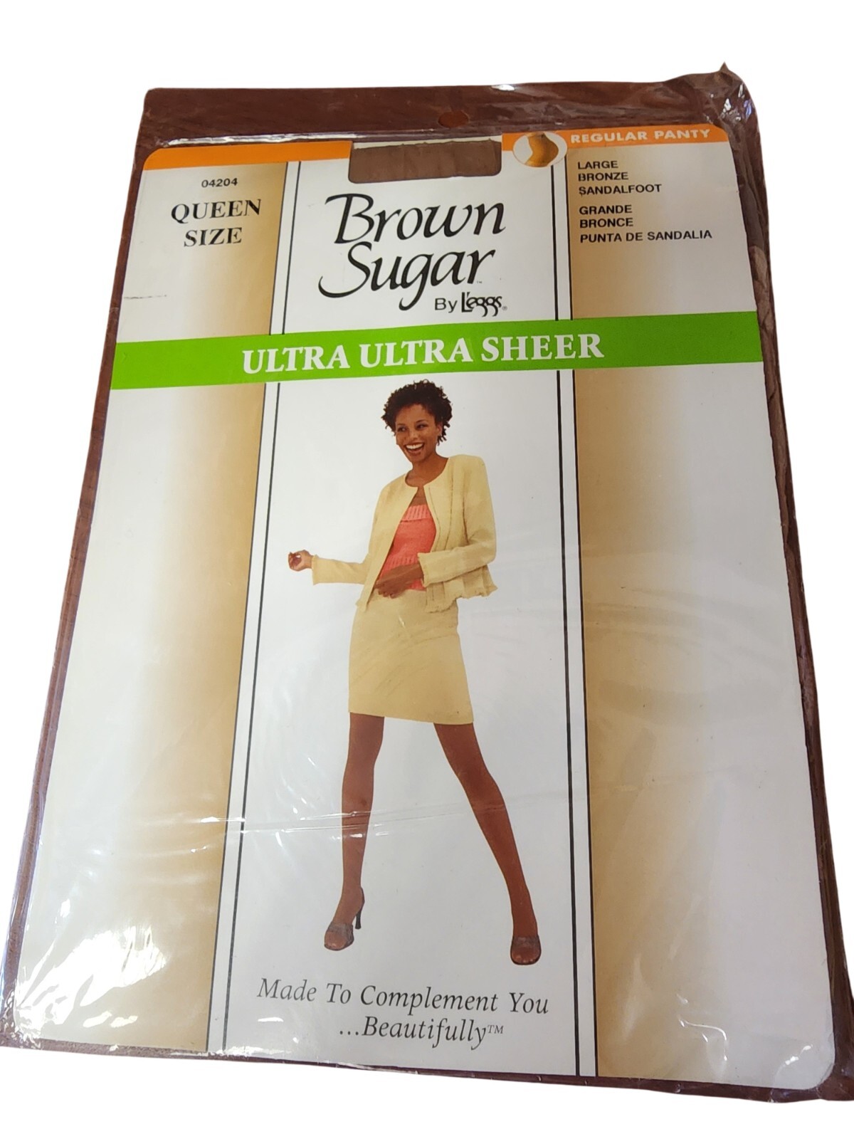 Brown Sugar Leggs Queen Size Ultra Ultra Sheer Panties Choose Size and Color
